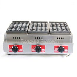 LPG Gas fish ball Grill machine ceramic pan cooker making machine automatic takoyaki takoyaki-machine takoyaki-grill1