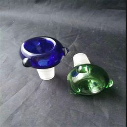 Stained glass bowl 18mm --glass hookah smoking pipe gongs - oil rigs glass bongs glass hookah smoking pipe