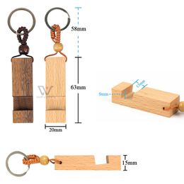 2022 New Design Customized Wood Keychain Blank Assorted Wooden Keychains Straps Metal And Leather Keyring