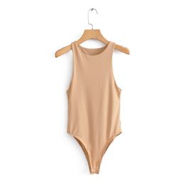 2019 New summer autumn Jumper body suit Women casual Sexy Slim beach Jumpsuit Romper girl Bodysuit solid brand suit T200116