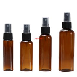 30ml - 500ml Empty Brown Spray Bottle Bulk Travel Cap Container Small Plastic Mist For Liquids 100mlpls order