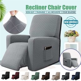 Waterproof Recliner Stretch Sofa Cover All-inclusive Non-slip Elastic Sofa Couch Cover Slipcover For Wingback Chair Sofa 201222