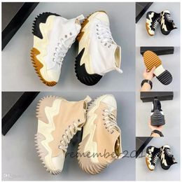 2022 womens Run Hike Hi Motion Women Casual Shoes British clothing brand joint Jagged Orange Black Yellow white High top Classic Thick bottom Canva 35-40 rm