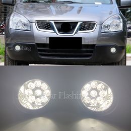 Fog Lights For Nissan Qashqai J10 2007-2013 Fog Light LED for Qashqai+2 J10 JJ10 2007-2012 Fog Lamps Headlight Halogen Foglights