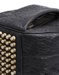 studs leather edition studs tote Nylon leather Crossbody fur wgCarryOns Rolling LugThicker Travel Suitcase Protgage Suitcase wggStrength Bag