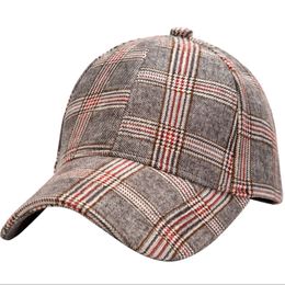 New Fashion Classic Popular Designer Striped England Style Casual Sports Ball Caps Hats for Men Women Kids