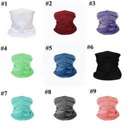 Face Masks Bandanas Designer Mask Outdoor Head Scarves Neck Wrap Gaiter Cycling Face Mask Seamless Magic Scarf Mask Cover 12 Styles ZY02
