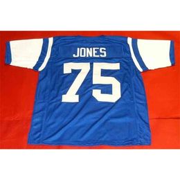 Mitch Custom Football Jersey Men Youth Women Vintage 75 DAVID DEACON JONES CUSTOM FEARSOME FOURSOME Rare High School Size S-6XL or any name and number jerseys
