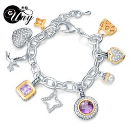 UNY Jewellery Bracelet Designer Brand David Inspired Bracelet Women Antique Cable Bracelets Valentine'Day Christmas Gift Bracelets Y1218