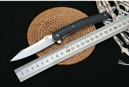 New Fast Opening 9Cr18MoV Blade G10 Handle Tactical Knife Camping Hunting Survival Knives Tactic Pocket Folding Knife VTF187