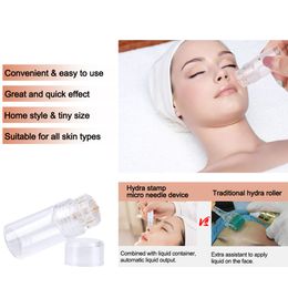 Hydra Needle 20 pins Aqua Microneedle Channel Mesotherapy Gold Needles Fine Touch System derma stamp skin care Serum Applicator