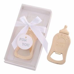 12pcs/lot Baby Shower Party Favour Bottle Opener Baby Shower Party Supplies Decoration Return Gift for Guest Birthday Shower 201201