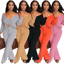 women tracksuit long sleeve pantsuit outfits two piece set pullover + legging women clothes sportsuit new hot sale womens clothing klw5150
