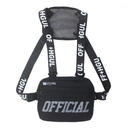 Waist Bags Men Chest Rig Hip Hop Functional Bag Cross Shoulder Adjustable Tactical Vest Streetwear Kanye Pack 1