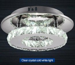 round crystal ceiling light aisle lamp modern minimalist corridor entrance balcony led living room night lamps