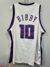 Custom Stitched Rare Mike Bibby 10 Home White Jersey XS-6XL Mens Throwbacks Basketball jerseys Cheap Men Women Youth