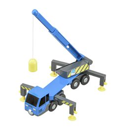 Multifunctional Train Toy Set Accessories Crane Truck Toy Vheicles Compatible with Wooden Tracks Railway LJ200930