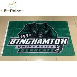 NCAA Binghamton Bearcats Flag 3*5ft (90cm*150cm) Polyester flag Banner decoration flying home & garden flag Festive gifts