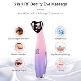Electric RF Radio Frequency Eyes Anti-Ageing Massager Facial Vibration Skin Rejuvenation Remover Wrinkle Beauty Care