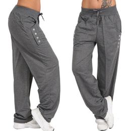 Spring Autumn Loose Casual Pants Women Black Gray Pantalones Mujer Pantalon Femme Jogger Trousers Plus Size 5xl Women Pants 201118