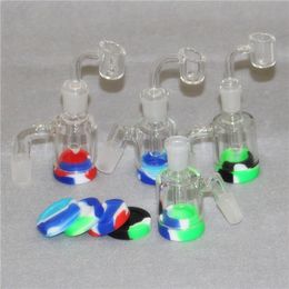 Glass Reclaim Catcher Adapter 14mm 18mm mini thick heady smoking oil dab rig bongs pipe ash catchers water bong pipes