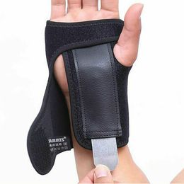 removable wrist splint UK - Adjust Wristband Hand Wrist Brace Support Steel Removable Splint Relieve For Carpal Tunnel Injury Splint Syndrome with Retail Package