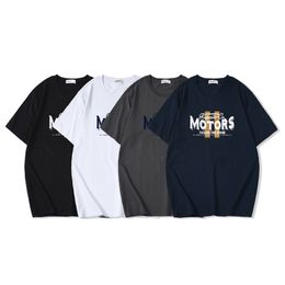 2022 Fashion New Arrival Men Letter Printing Tops T-shirts For Summer Short Sleeve Tees Clothing StreetWear Hip Hop Casual Tshirt 8824