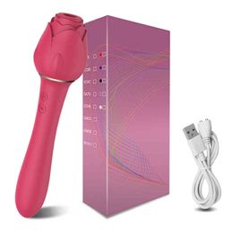 NXY Vibrators Women's Rose vacuum suction dildo nipple vibrator oral clitoris stimulator vibrator products adult sex toys 18 0112
