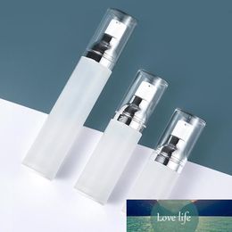 30ML/50ML Empty Frosted Plastic Lotion Bottle with Silver Ring Cosmetic Serum Pump Dispenser Travel Storage Container