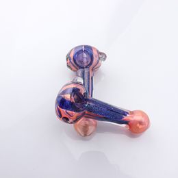 New US Colour Glass Spoon Pipe 4.5inches Glass Water Pipes Heady Glass Pipes For Dry Herb Smoking Accessories Dab Oil Rigs