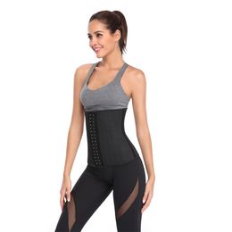 Breathable Latex Waist Trimmer Croset Body Sculpting & Slimming Shaper 25 Steel Bones Three Rows Of Hooks Tummy Shapewear DHL Free