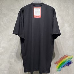 2021SS Tela pesada camiseta 1 de alta calidad de gran tamaño Top Tag Bordado Tag camisetas
