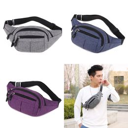 Canvas Bag Hiking Waist Single Shoulder Portable Package Travel Fashion Accessories Woman Man Pocket Outdoors Leisure 6sz K2