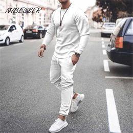 NIBESSER Men's Sportswear Jogging Sports Set Training Suits Clothes Men Gym Tights Workout Running Rashguard Tracksuit 211220