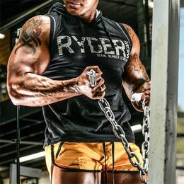 Muscleguys Cotton Tank Tops Men Sleeveless Tanktops For Boys Bodybuilding Clothing Undershirt Fitness Stringer Retro Vest