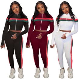 Womens cardigan jacket tracksuits outfits 2 piece set jogger sport suit sweatshirt tights sport suit women tops pants suit klw4828_1