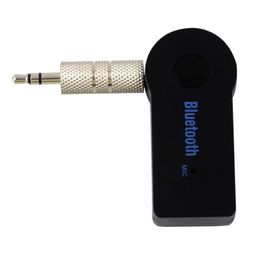 Universal 3.5mm Streaming Car Wireless Bluetooth AUX Audio Music Receiver Adapter with Mic For Phone