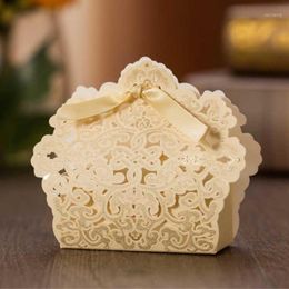 Gift Wrap Candy Box 50 Pcs/lot Wedding Laser Cutting Bag Creative Hollow Carved Chinese Exquisite1