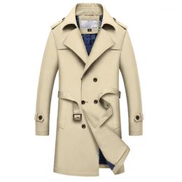 Men's Wool & Blends Coat Men Winter Jacket Warm Overcoat Outwear Slim Long Trench Zipper Monclaire Blends1