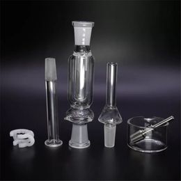 10mm NC Kits Micro Mini Kits Stainless Steel Tip Glass Bowl for Smoking Water Pipe Small Oil Rigs