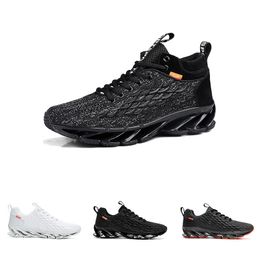 Wholesale Non-Brand Running Shoes For Men Triple Black White High Top Grey Fashion Blade Personality Shoe Mens Trainers Outdoor Sports Sneakers