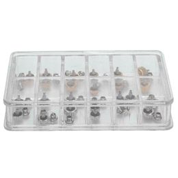 40PCS Watch Crowns Watch Waterproof Replacement Assorted Repair Tools with Box297d