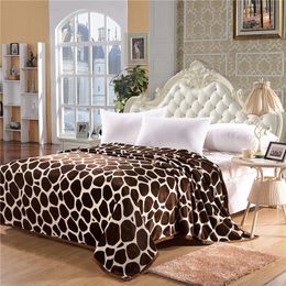 Blanket Coral Fleece Blanket Throws on Sofa/Bed/Plane Travel Plaids Big Size 230cmx200cm Home textiles 201112