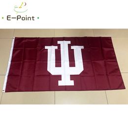 NCAA Indiana Hoosiers Flag 3*5ft (90cm*150cm) Polyester flag Banner decoration flying home & garden flag Festive gifts