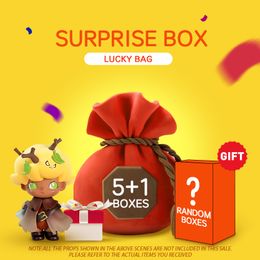 POP MART Random Dimoo Surprise Lucky Box Series Blind Box Doll Binary Action Figure Birthday Gift Kid Toy free shipping LJ201031
