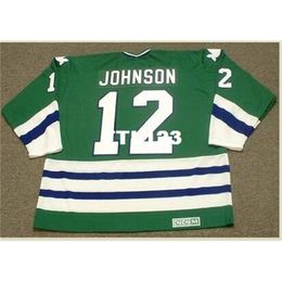 740 #12 MARK JOHNSON Hartford Whalers 1983 CCM Vintage Hockey Jersey or custom any name or number retro Jersey