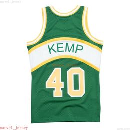 Custom Stitched Shawn Kemp #40 Mitchell & Ness 1994-95 Swingman Jersey XS-6XL Mens Throwbacks Basketball jerseys Cheap Men Women Youth Jerse