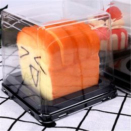 Clear Transparent Gift Box Moon Cake Cupcake Packaging Box Christmas Wedding Party Cake Candy Box Container Holder yq02851