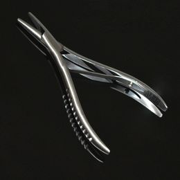 Stainless Steel Fusion Hair pliers Saw tooth Face Hair Extension Pliers Instal & Remove Micro Links Kits Y200321