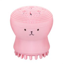 Soft Silicon Face Brush Facial Brush Soft Facial Scrubber Pore Cleaning Brush Baby Shower Sponge